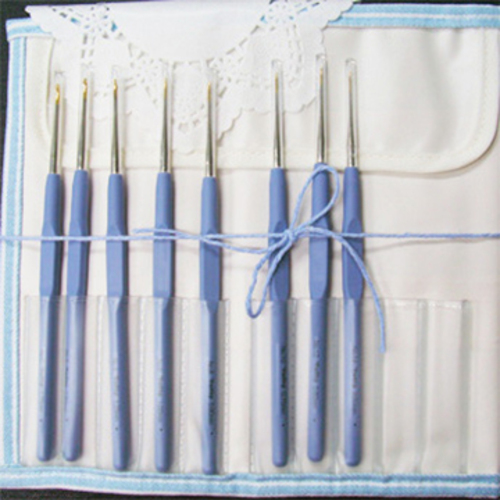 藍柄蕾絲鉤針組產品圖